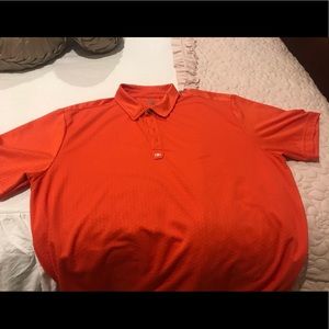 Mens shirt sleeve golf shirt